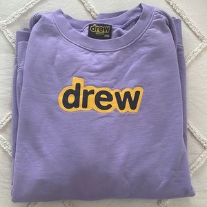 Purple drew house crew neck